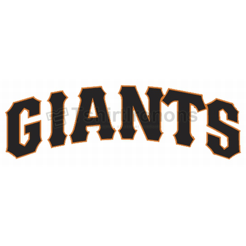 San Francisco Giants T-shirts Iron On Transfers N1896
